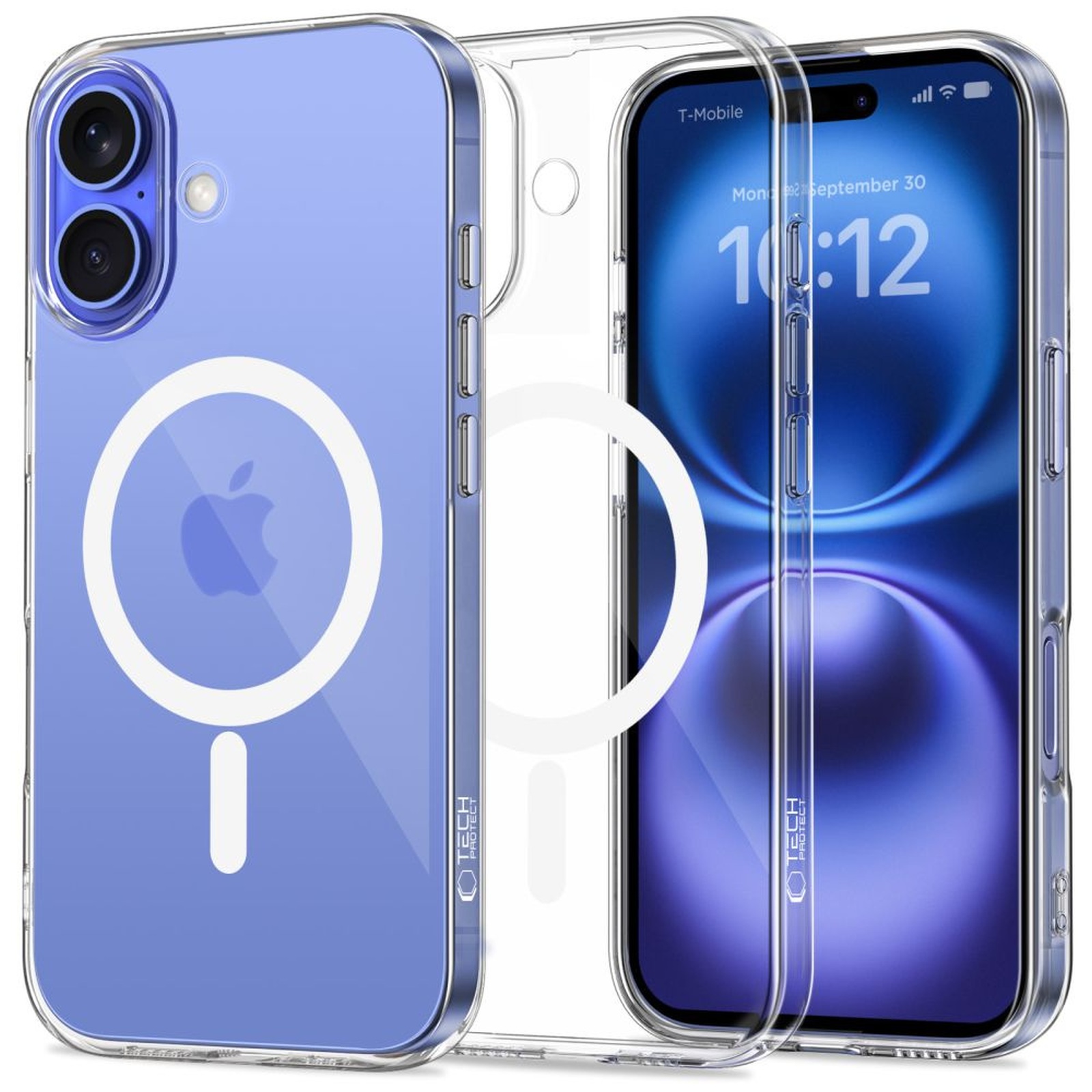Etui pokrowiec na iPhone 16 FlexAir MagSafe – przezroczysty