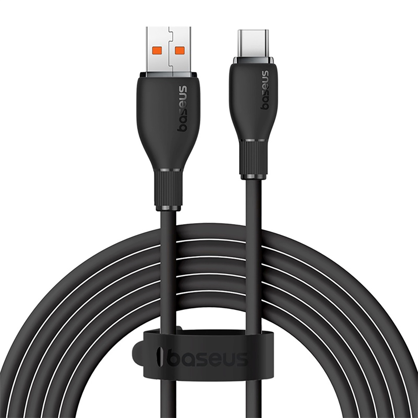 Kabel przewód USB-A – USB-C Pudding 100W 1.2m – czarny