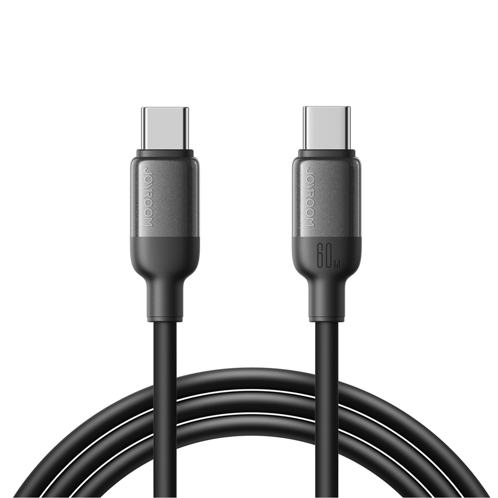 Kabel przewód USB-C Lively Series 60 W 1.2 m – czarny