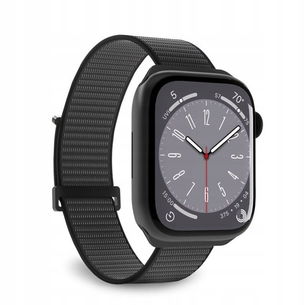 Pasek nylonowy do zegarka Apple Watch 38 40 41 mm Sport – czarny Pasek nylonowy do zegarka Apple Watch 38 40 41 mm Sport – czarny